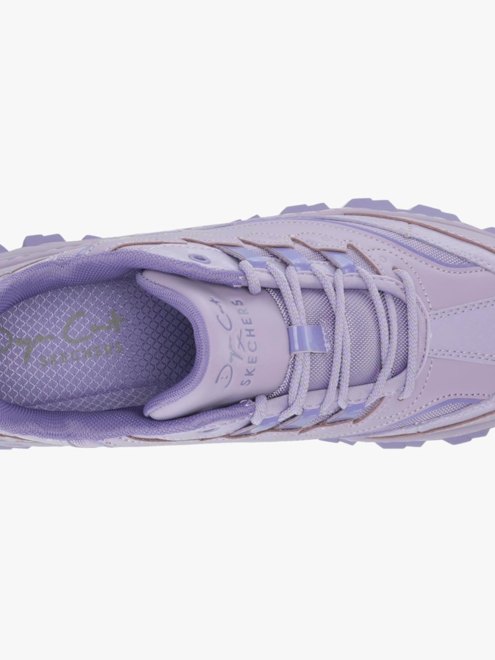 Skechers Women's Lavender Platform Trail Sneakers - Picture 5 of 6